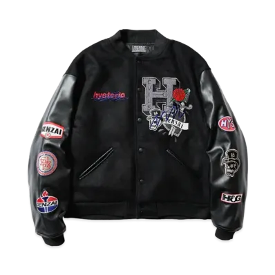 HYSTERIC GLAMOUR x genzai Woman Stadium Jumper "Black"