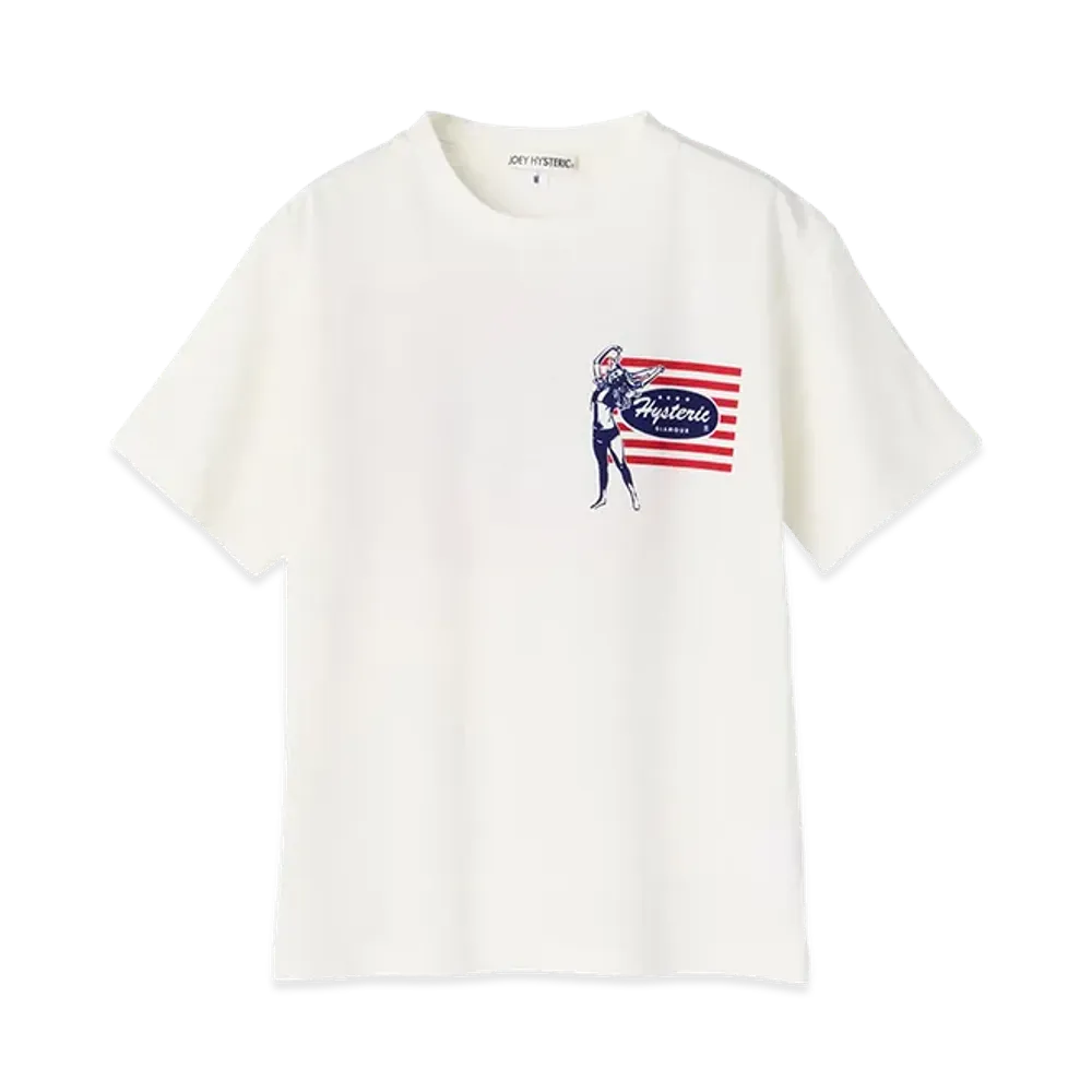 HYSTERIC GLAMOUR Kids Nasty Union T-Shirt "White"