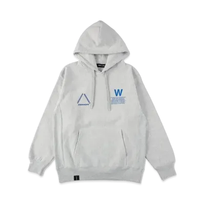 WIND AND SEA W Pullover Fleece Hoodie "Ash"