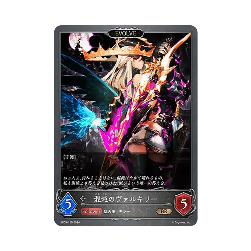 混沌のヴァルキリー (EVOLVE) BR [BP09-115](ブースターパック 第9弾「光影の二重奏」)