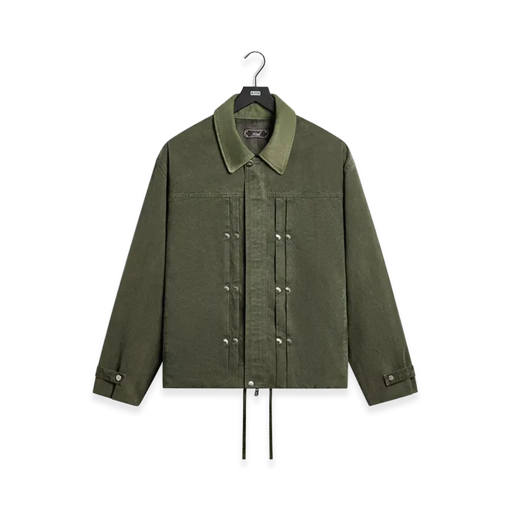 Kith Washed Canvas Ariel Blouson Jacket "Cypress"