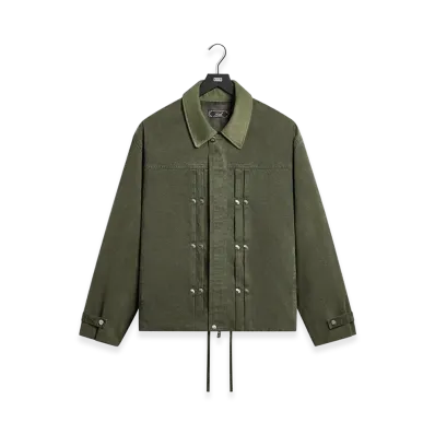 Kith Washed Canvas Ariel Blouson Jacket "Cypress"