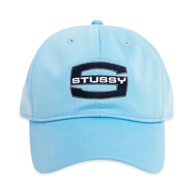 Stussy Mid-Depth Large S Snapback "Sky Blue"