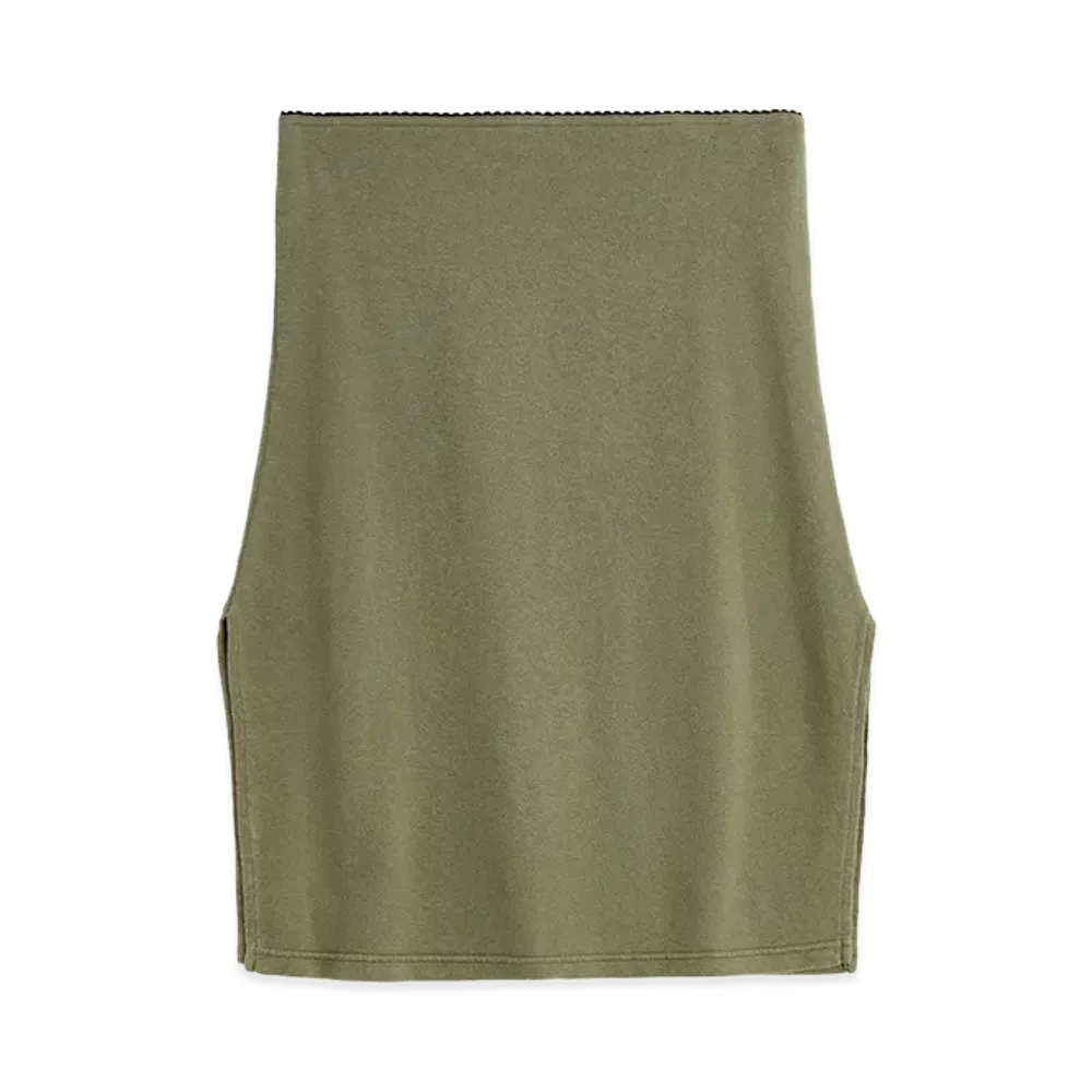 OUR LEGACY Women's Picnic Skirt "Worn Olive Rogue Loopback"