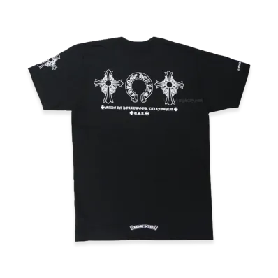 Chrome Hearts Horseshoe Hairy Cross S/S T-Shirt "Black"