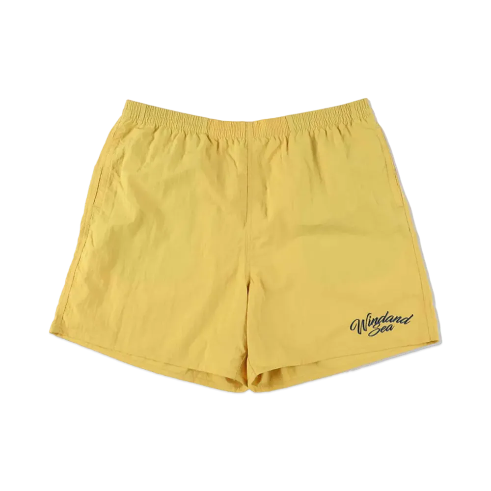 WIND AND SEA Nylon Short "Yellow"