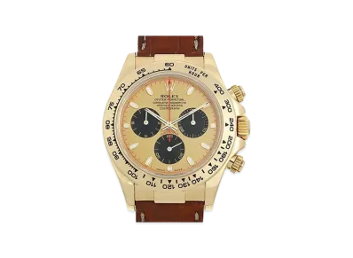 ROLEX Cosmograph Daytona "Champagne/Black/Yellow Gold" 116518