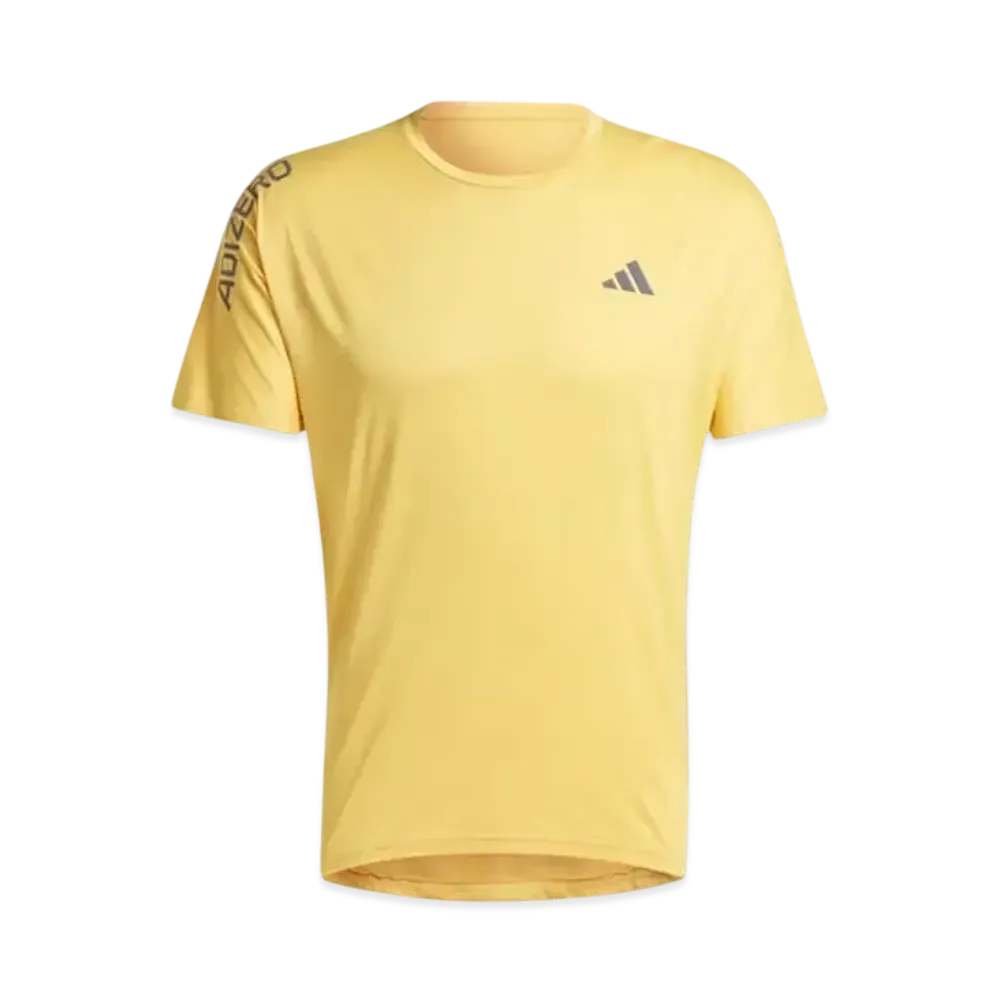 adidas Adizero Running Short Sleeve T-shirt "Semi Spark/Grey Six"