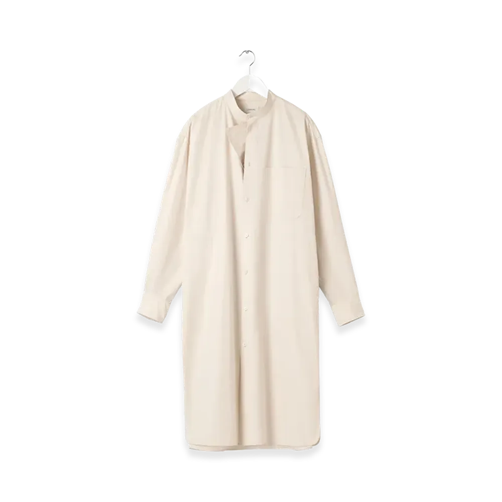 LEMAIRE Women's Shirt Dress "Ivory"