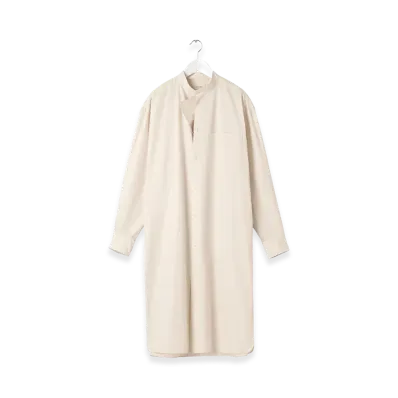 LEMAIRE Women's Shirt Dress "Ivory"