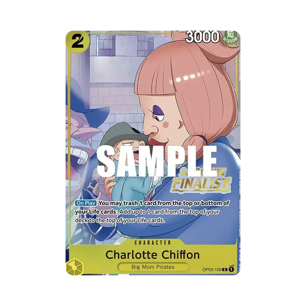 シャーロット・シフォン C [OP03-109]【英語版】(プロモーションカード「オンライン地域 2023 ファイナリストカードセット Vol.2」)