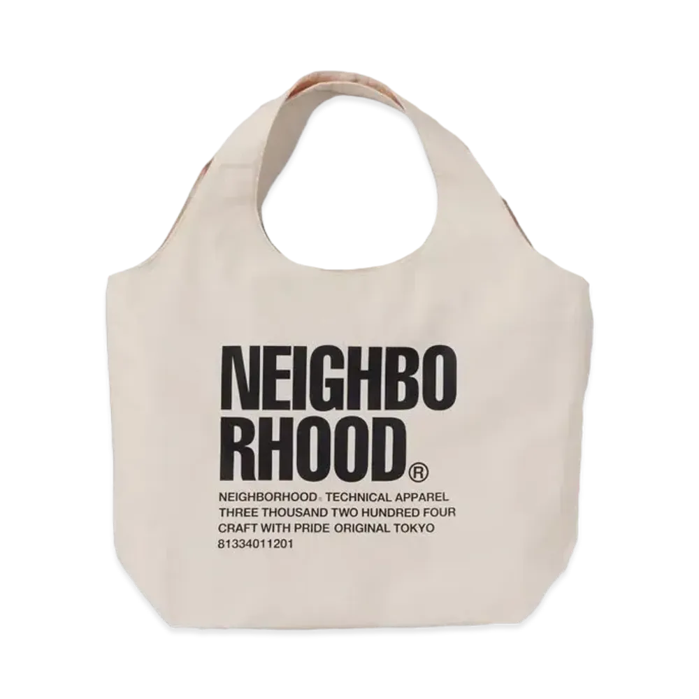 NEIGHBORHOOD ID Tote Bag-L "Natural"
