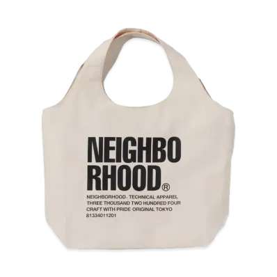 NEIGHBORHOOD ID Tote Bag-L "Natural"