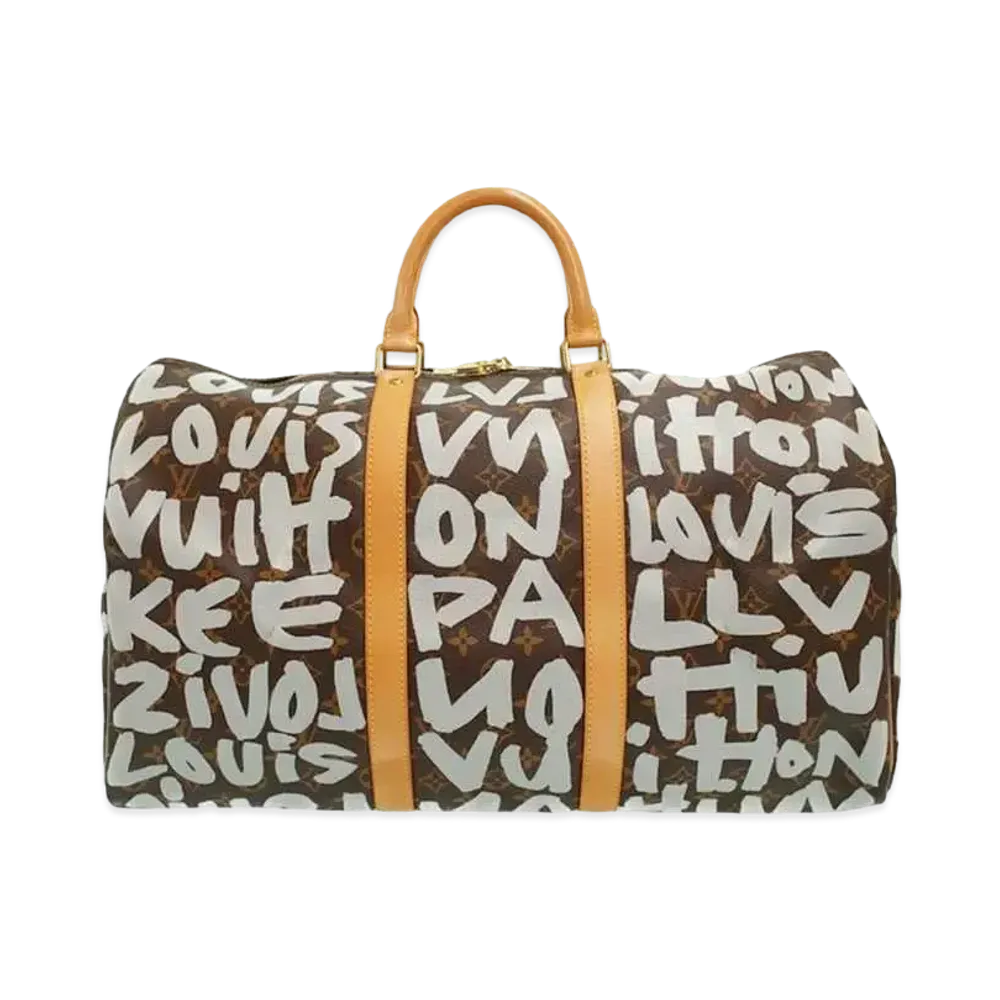Louis Vuitton Keepall 50 Monogram Graffiti "Argent"