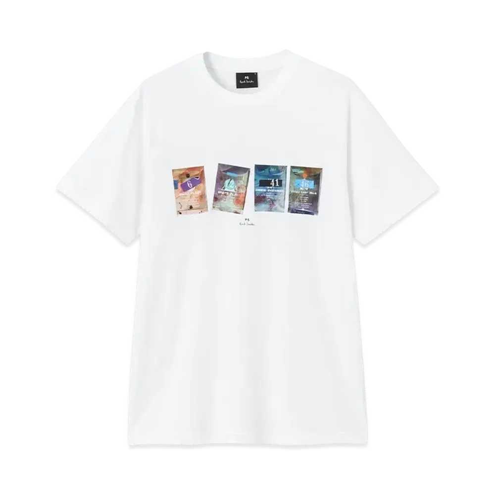 Paul Smith Plant Seeds Short Sleeve Tee "White"