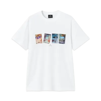 Paul Smith Plant Seeds Short Sleeve Tee "White"