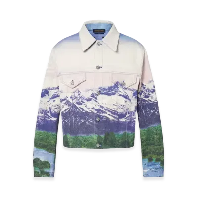 Louis Vuitton Landscape Denim Jacket "Multi"