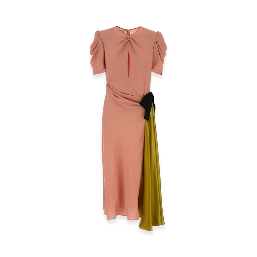 Valentino Women's Crepe Dress "Pink"