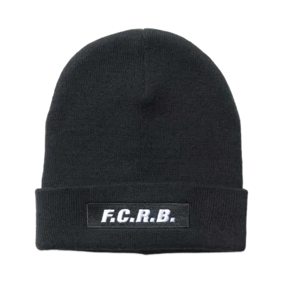 F.C.Real Bristol Embroidery Logo Beanie "Black"