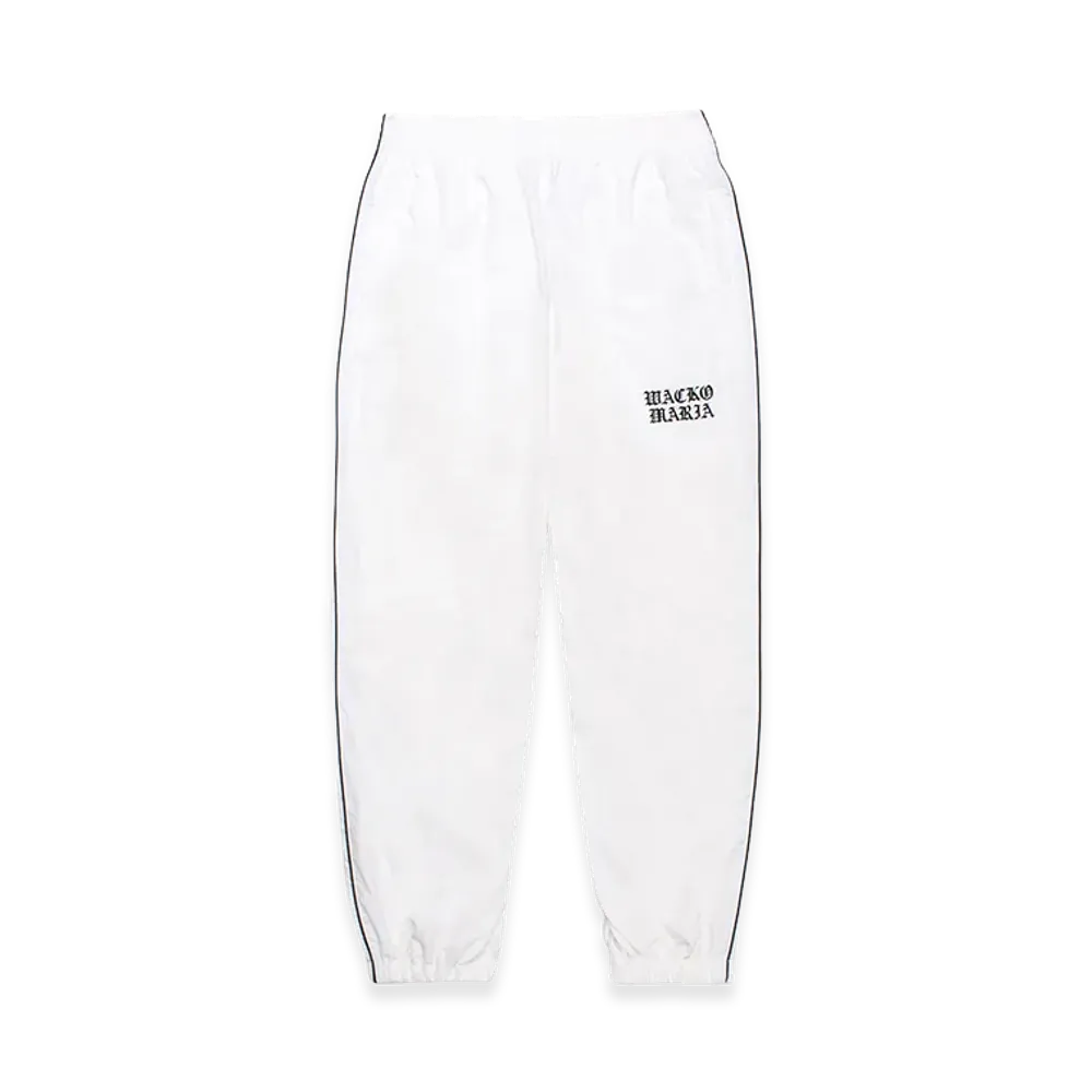 WACKO MARIA Track Pants "White/Black"