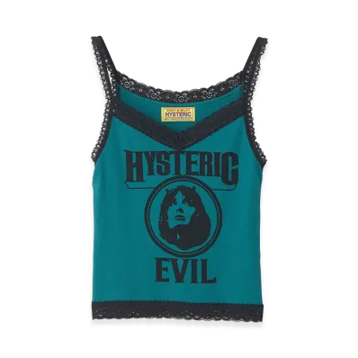 HYSTERIC GLAMOUR Women's Evil Woman Camisole "Green"