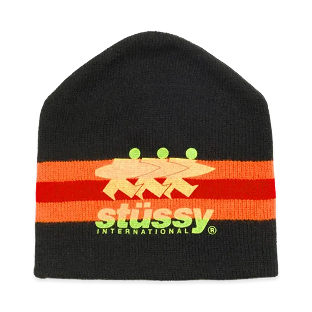Stussy Stripe Ski Beanie "Black"