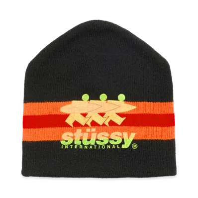 Stussy Stripe Ski Beanie "Black"