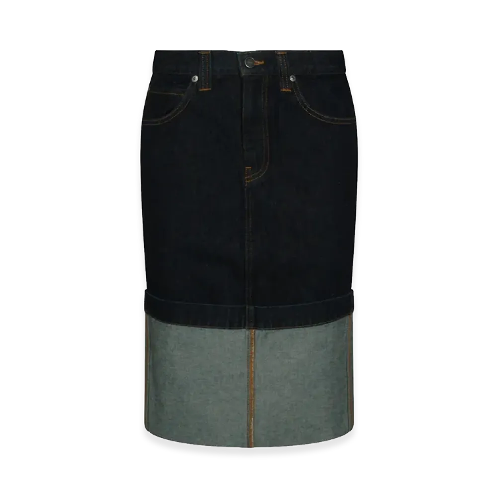 KHAITE Women's Skirts "Indigo"