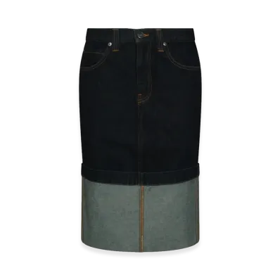 KHAITE Women's Skirts "Indigo"