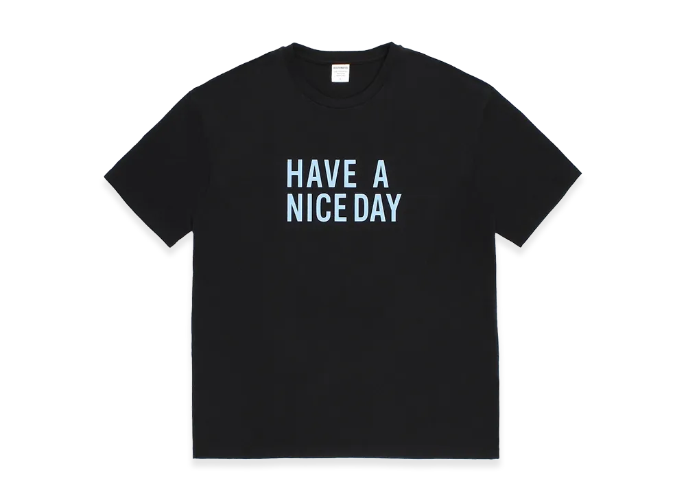 WACKO MARIA Washed Heavy Weight T-Shirt "Black"