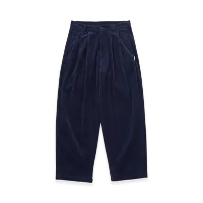 TTTMSW Corduroy 2 Tuck Pants "Navy"