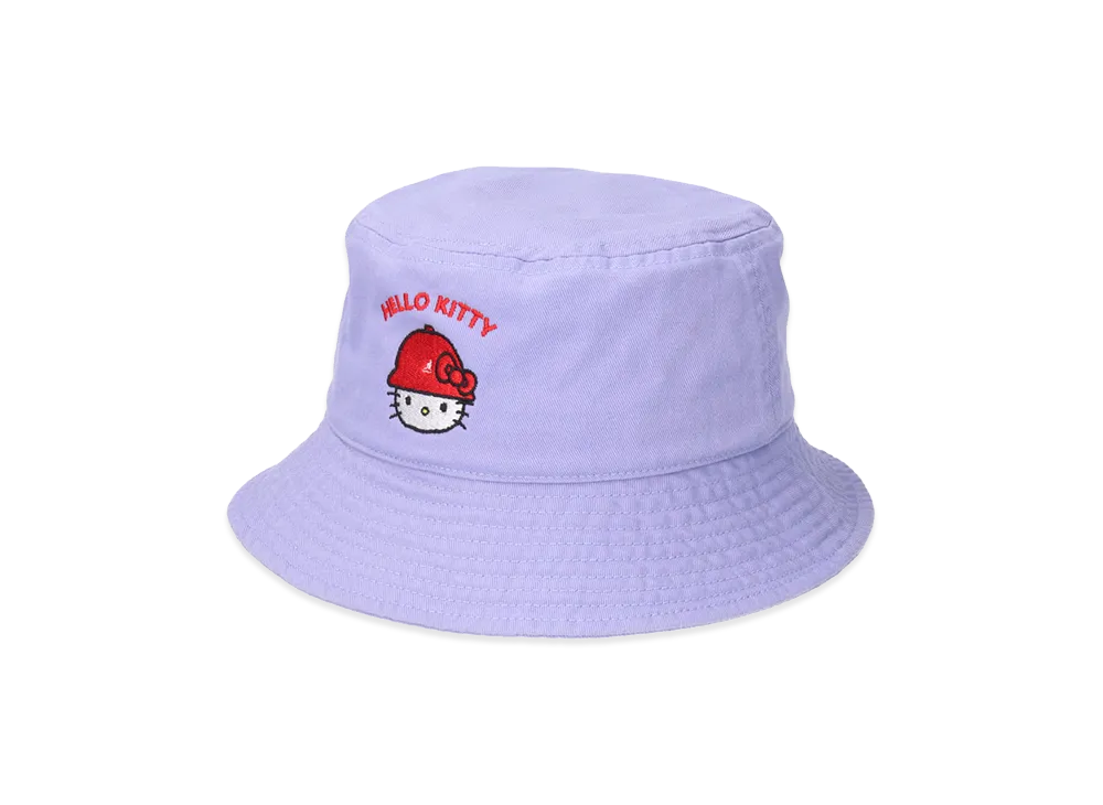 KANGOL x HELLO KITTY Washed Bucket "Ice Lilac"