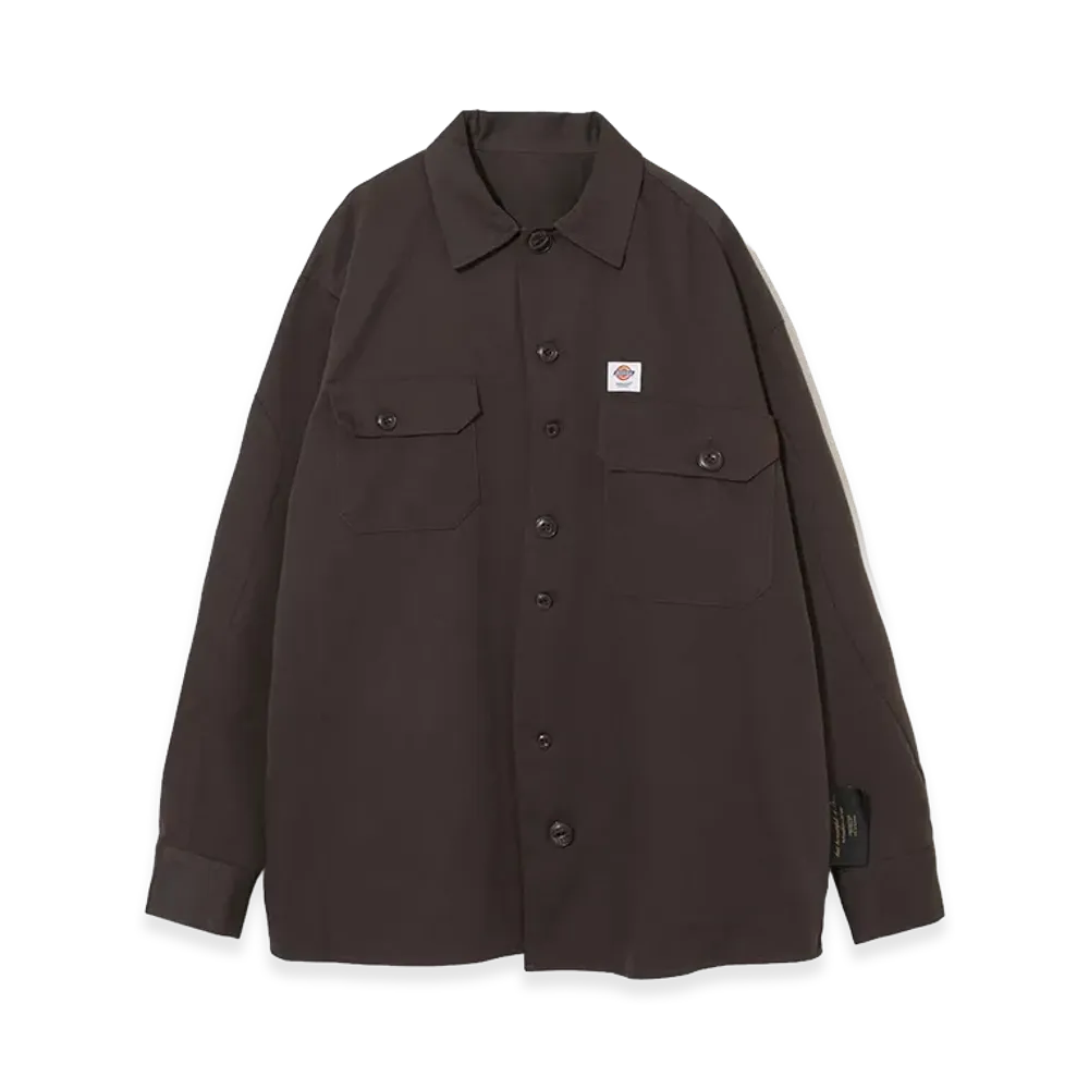 UNDERCOVER x Dickies Polyester Cotton Work Shirt "Brown"
