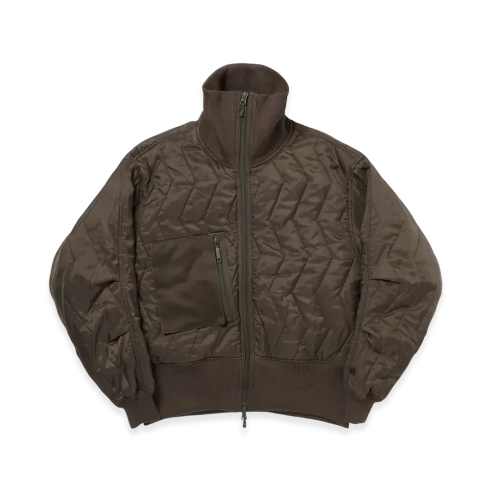 DAIWA PIER39 W'S Tech Army Qulting High Neck Jacket "Brownkhaki"