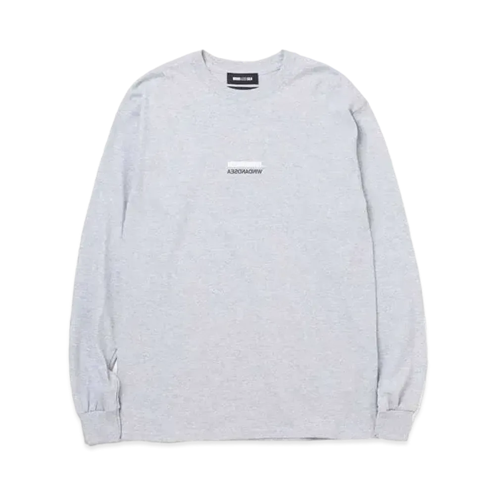 NEIGHBORHOOD WIND AND SEA NHWDS-1 / C-TEE . LS "Grey"