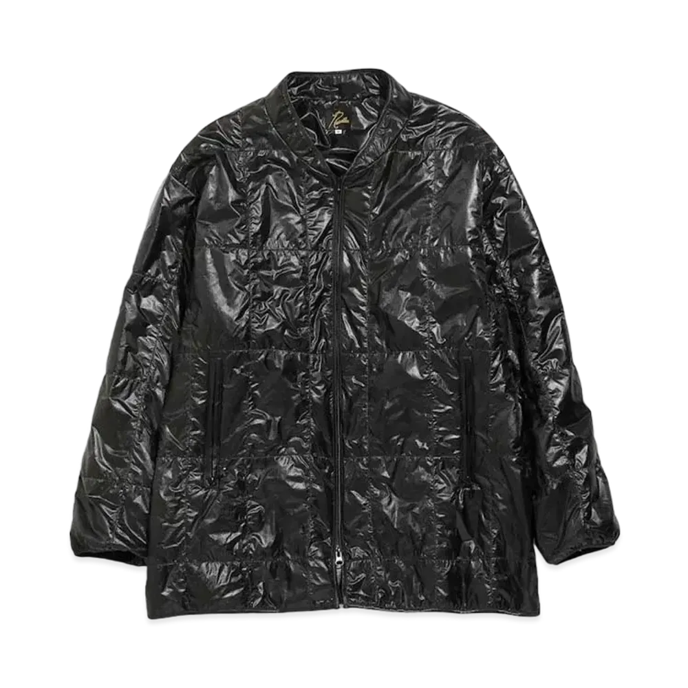 Needles PIPING QUILT JACKET - NYLON RIPSTOP "Black"