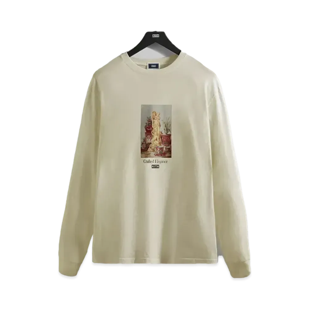 Kith Elegance Vintage L/S Tee "Sandrift"