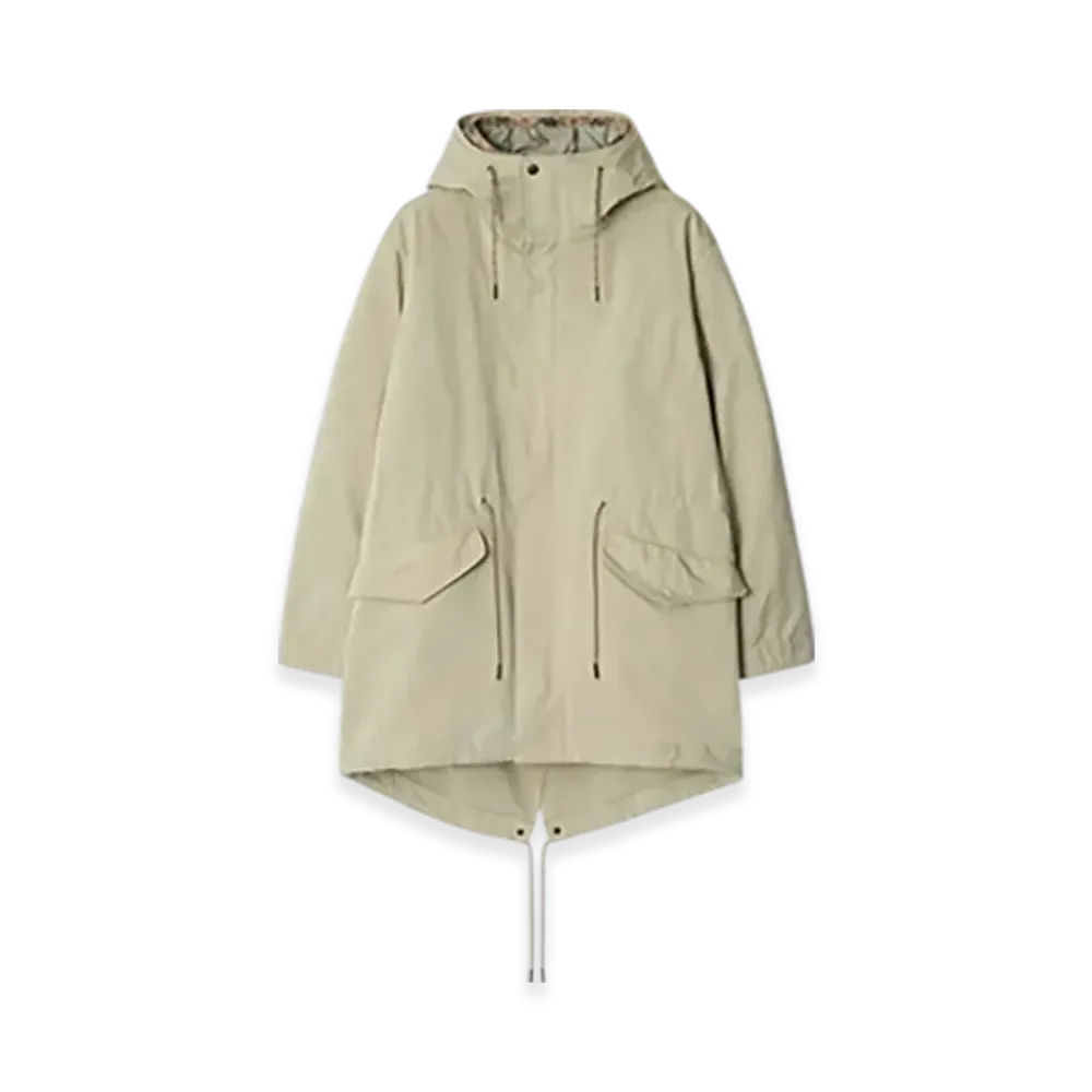 Burberry Detachable Warmer Nylon Blend Parka "Hunter"