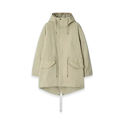 Burberry Detachable Warmer Nylon Blend Parka "Hunter"