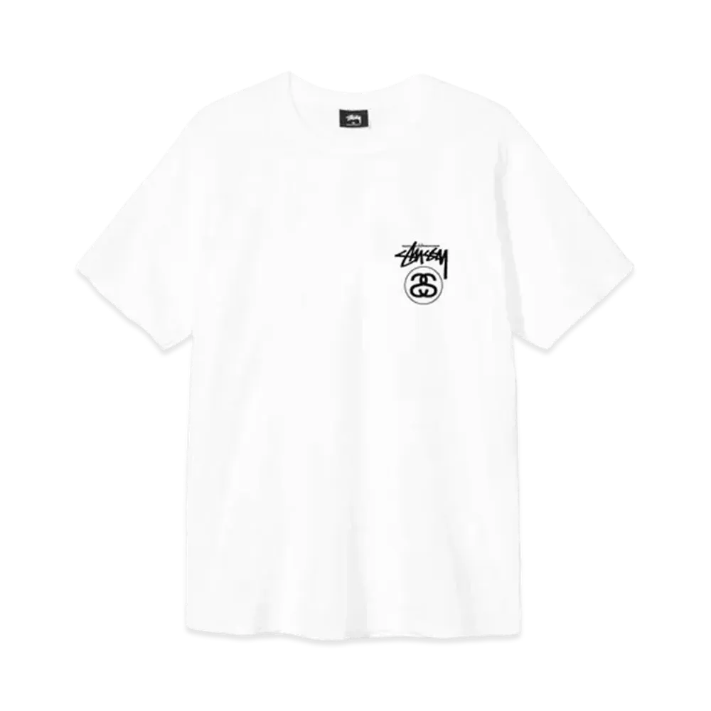 Stussy Stock Link Tee "White"
