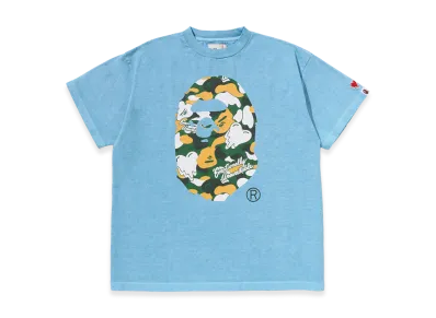 A BATHING APE x EMOTIONALLY UNAVAILABLE Ape Head Tee "Blue"