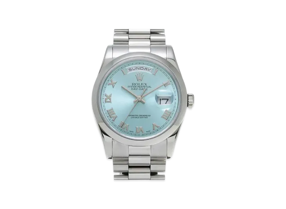 ROLEX Daydate "Ice Blue/Platinum"