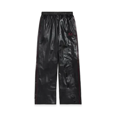 BALENCIAGA Track Pants "Black/Burgundy"