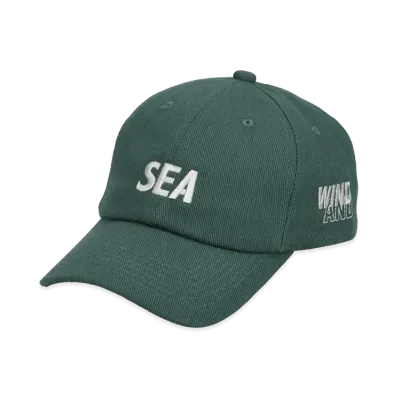 WIND AND SEA Logo Low Cap "Green"