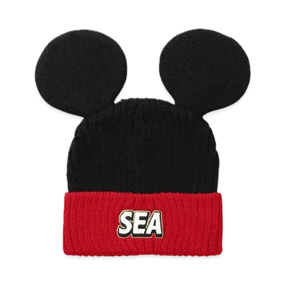 WIND AND SEA x Disney Mickey Kids Beanie "Red"