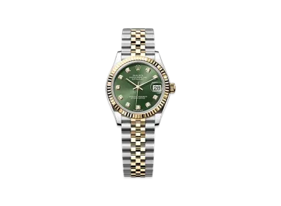 ROLEX Datejust 31mm Oystersteel & Yellow Gold 278273 "Olive Green"