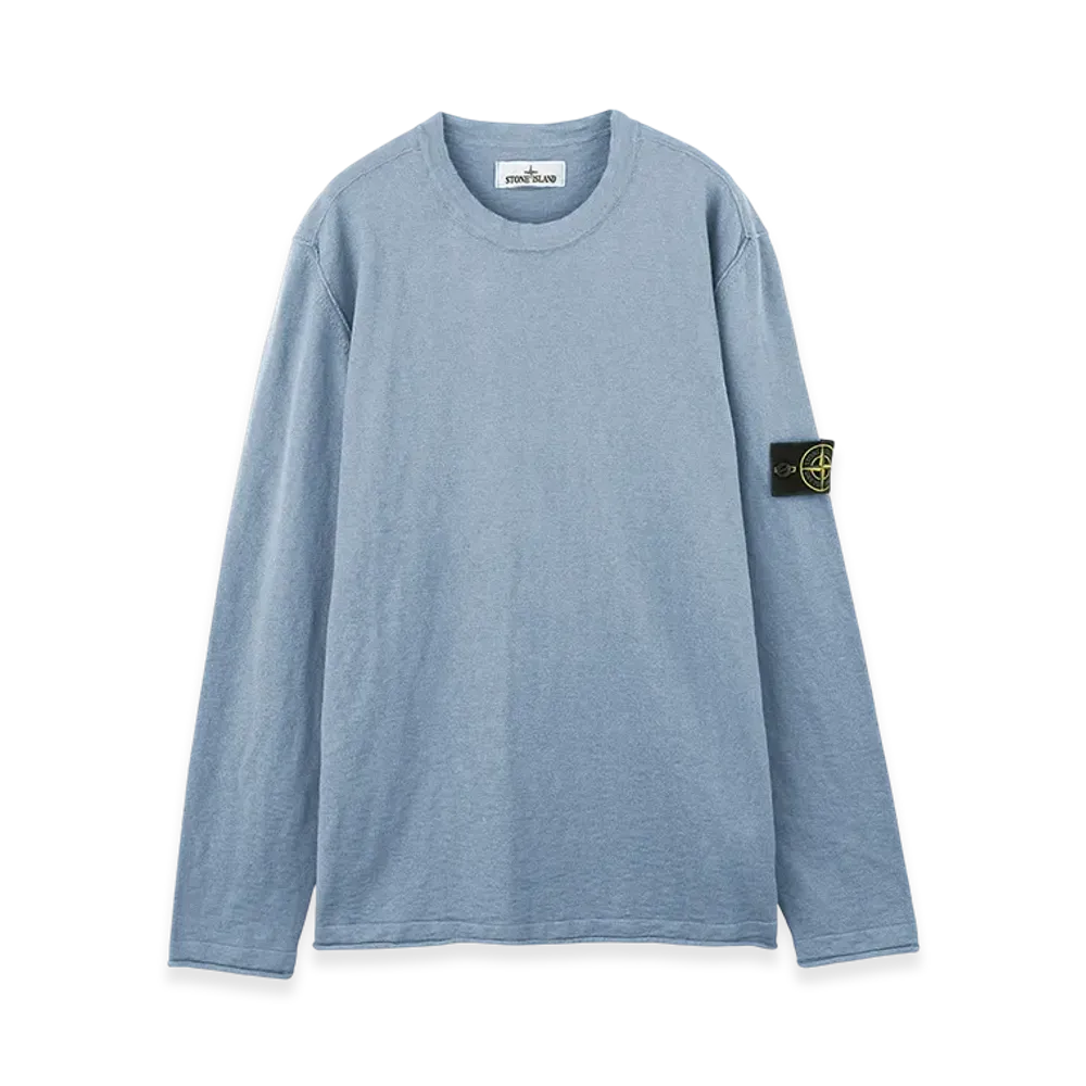 Stone Island Crewneck Sweater "Pastelblue"