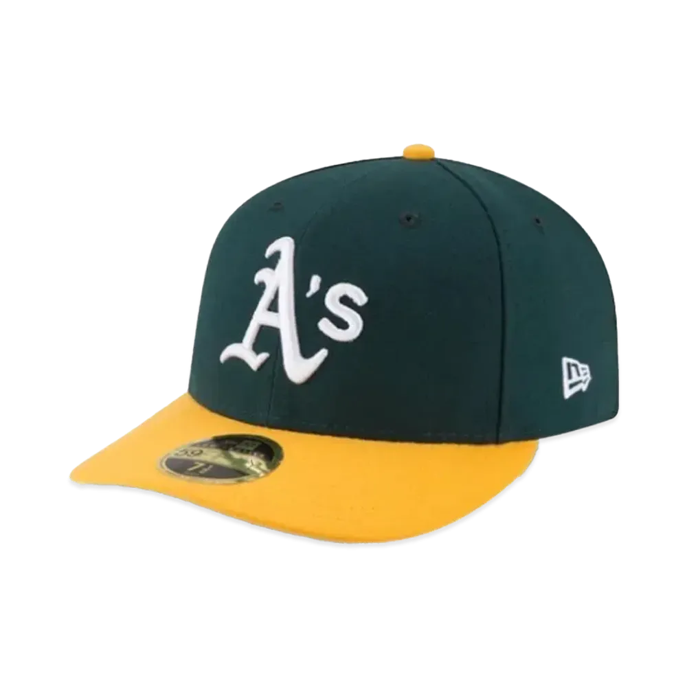 NEW ERA 59FIFTY 5950 LP MLB Low Profile "Athlete Green Yellow"