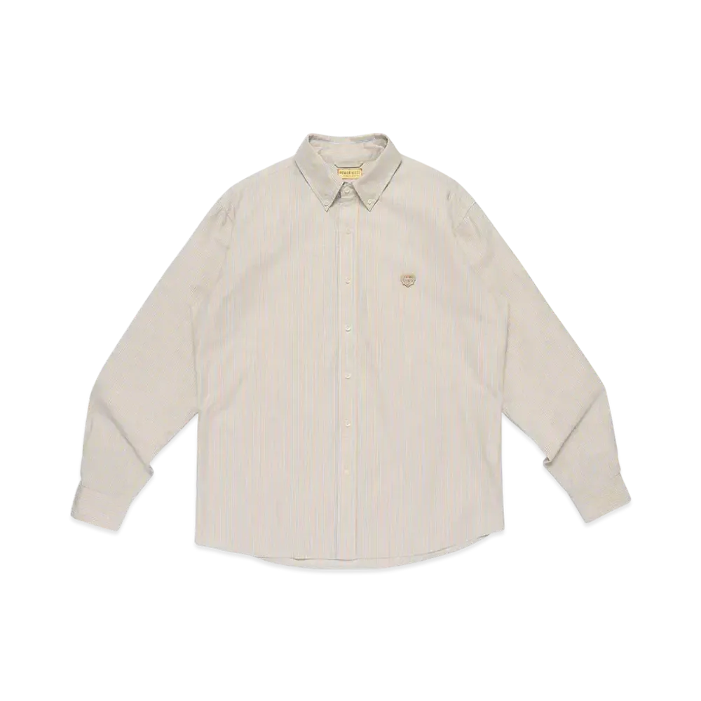 HUMAN MADE Striped Bd Shirt "Beige"