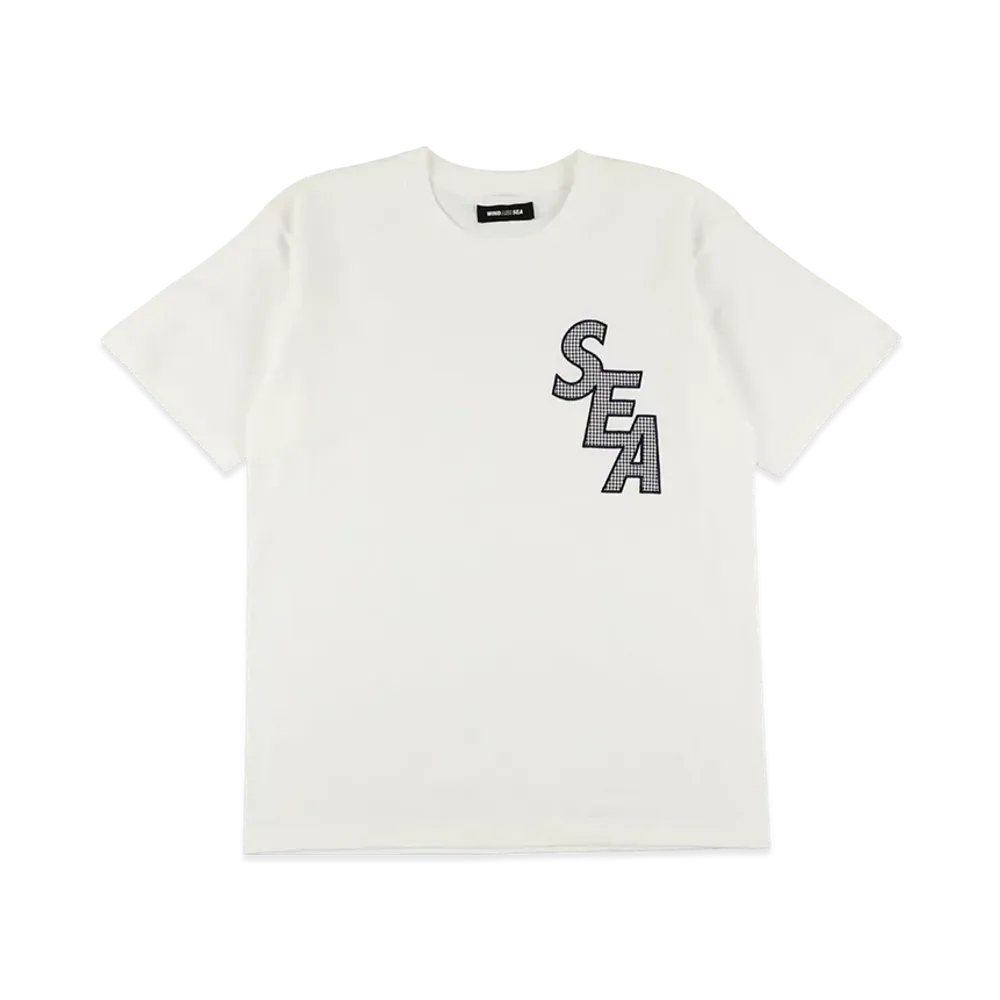 WIND AND SEA Logo Stitch S/S Tee "White"
